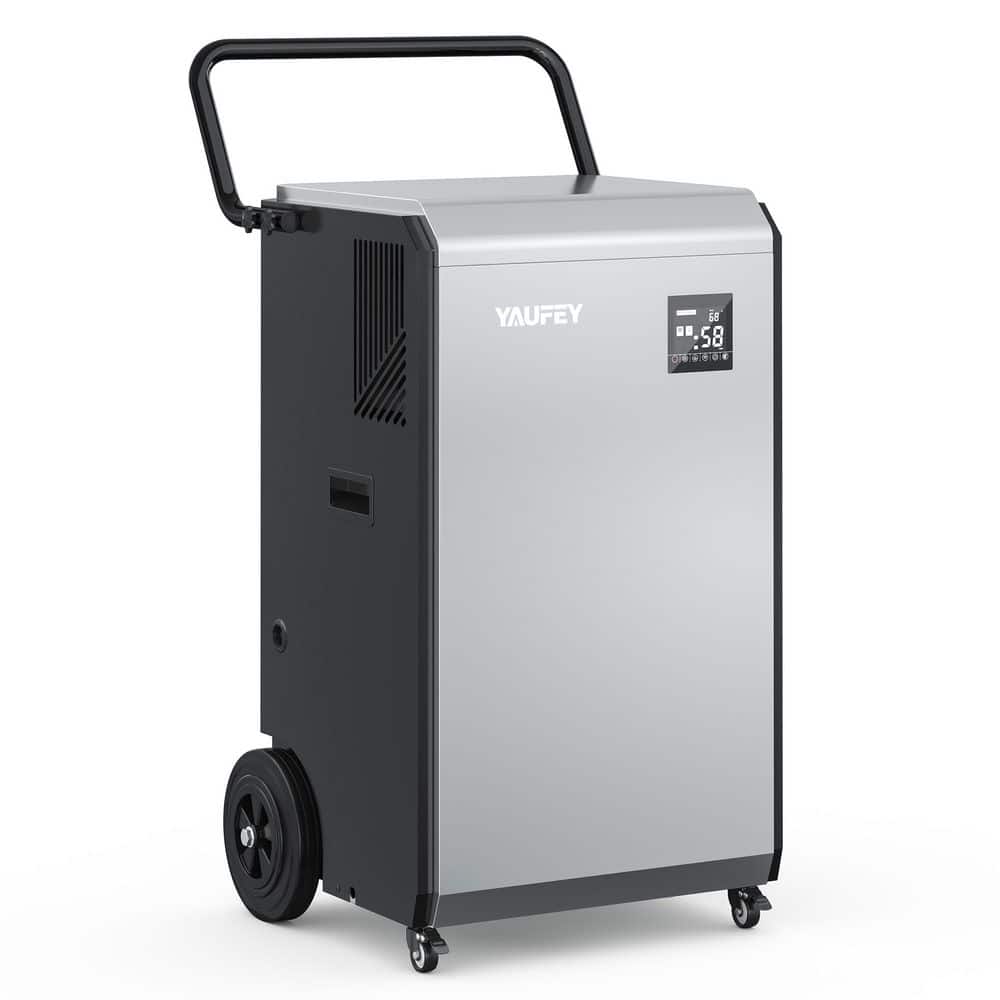240 pt. 8,000 sq. ft. Commercial Dehumidifier with Pump, Drain Hose and Auto Defrost for Garage, Warehouse in Gray price history on PriceWatchPro