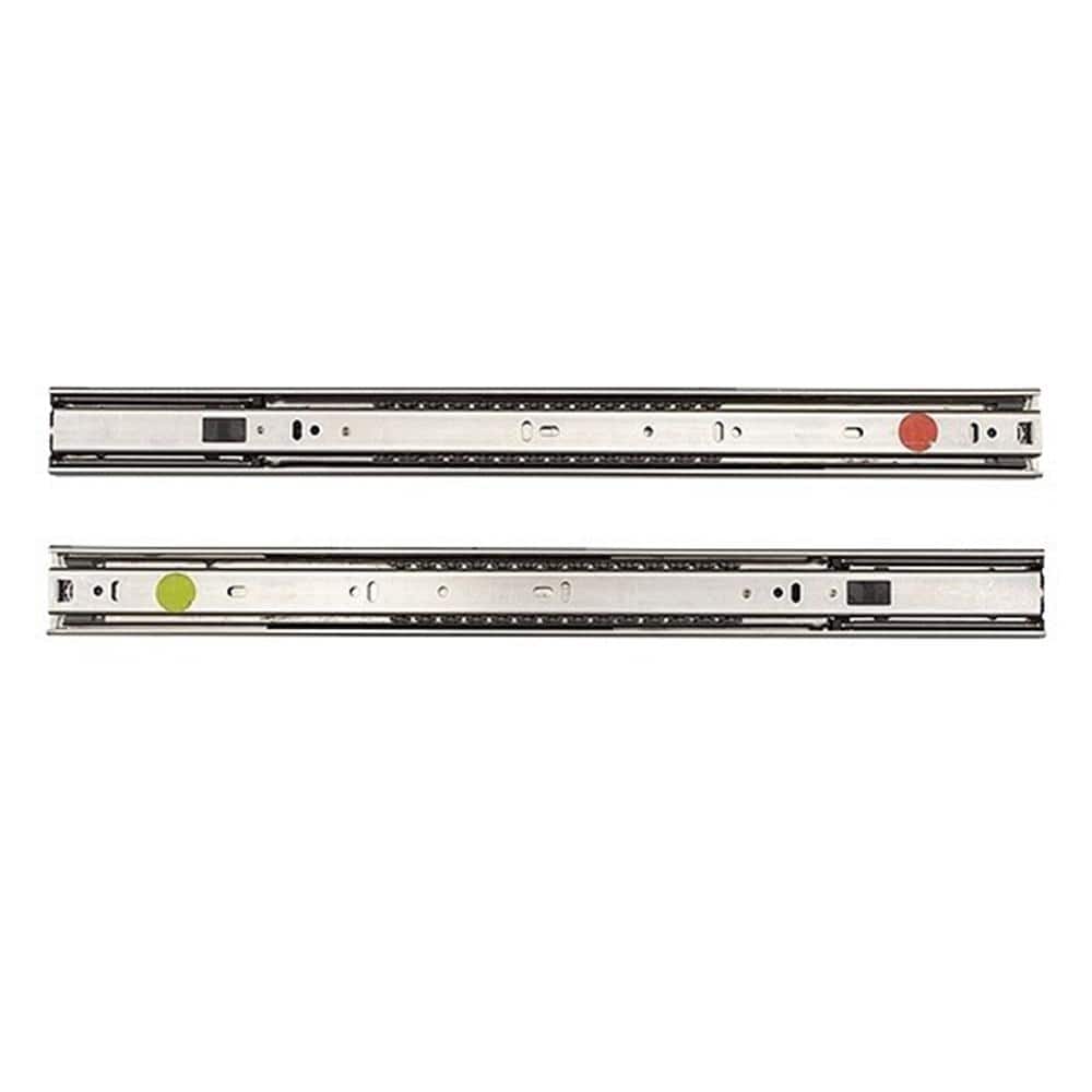 Stainless Steel 16" Full Extension Soft Close Drawer Slide