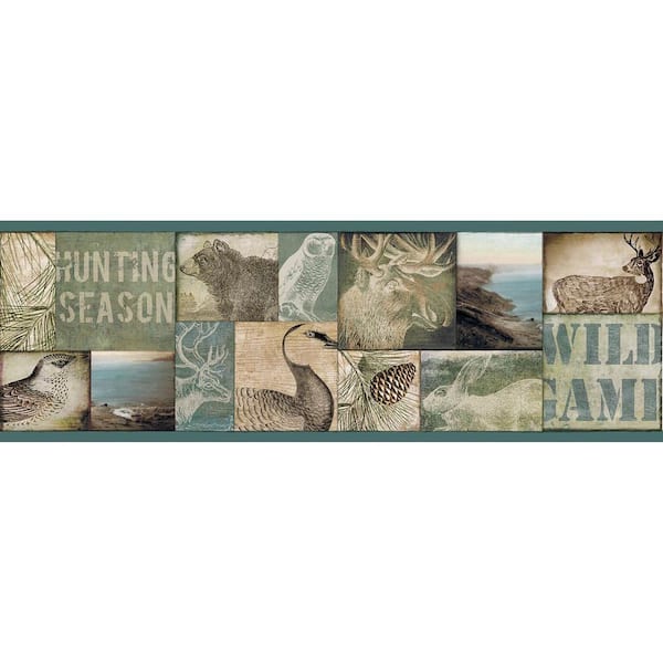 Chesapeake Trumball Wild Game Wallpaper Border