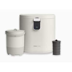 Eco 5-Food Cycler, 84 oz. Single speed White Food Composting Blender