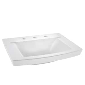 Townsend 7.125 in. Above Counter Sink Basin in White