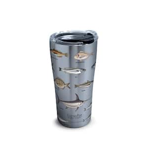 Saltwater Fish 20 oz. Stainless Steel Tumbler with Lid