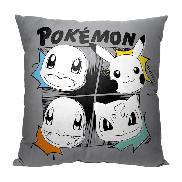 THE NORTHWEST GROUP Pokemon One Of A Kind Printed Multi-Colored Throw Pillow