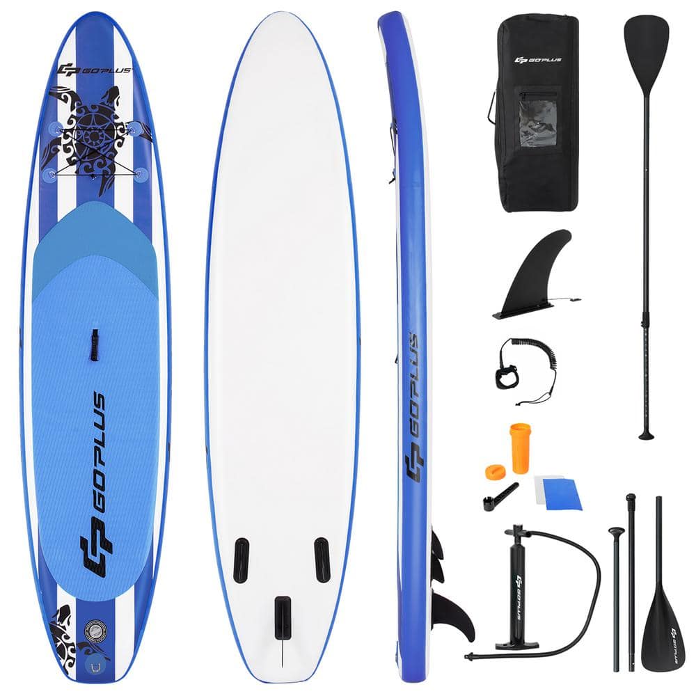 Costway 11 ft. Inflatable Stand Up Paddle Board SUP w/carrying bag ...