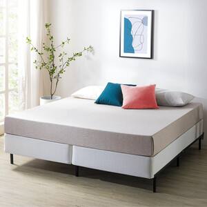 Zinus No Assembly King - Split White Metal Box Spring 9 in