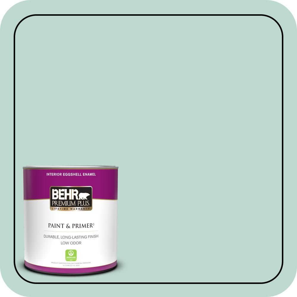 1 qt. #M440-2 Serene Breeze Eggshell Enamel Low Odor Interior Paint & Primer price history on PriceWatchPro