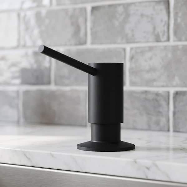 10 oz. Braddock Kitchen Soap Dispenser in Matte Black
