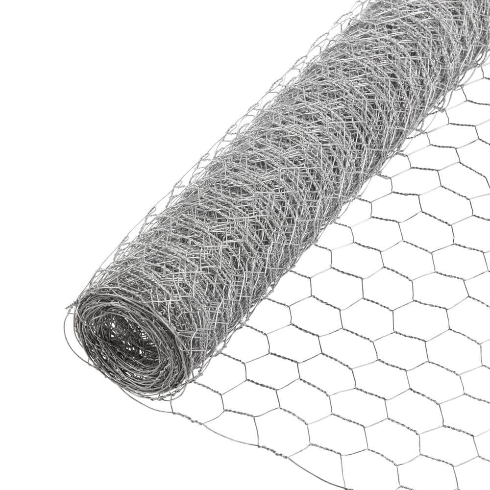 SATINIOR 2 Sheets Chicken Wire Net for Craft Work, Galvanized Hexagonal  Wire Mesh (13.7 x 40 Inches, Sliver)