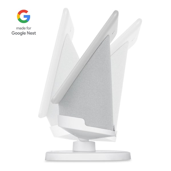 Wasserstein Adjustable Stand for Google Nest Hub (2nd Gen) - Made for  Google (Chalk)