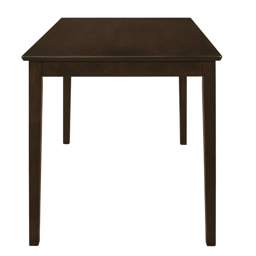 Transitional Griffith 5-Piece Cappuccino Dining Set with Bench