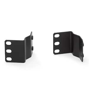 Cable Management Solutions 5 in. Channel Center Mounting Bracket, Black