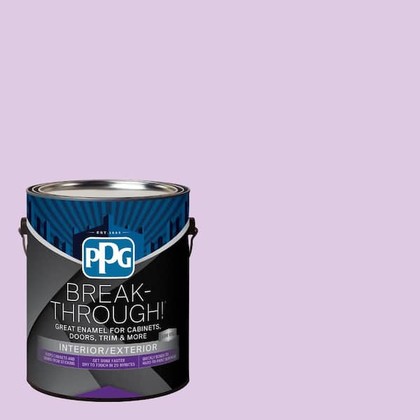 Break-Through! 1 gal. PPG1250-3 Syrian Violet Semi-Gloss Door, Trim & Cabinet Paint