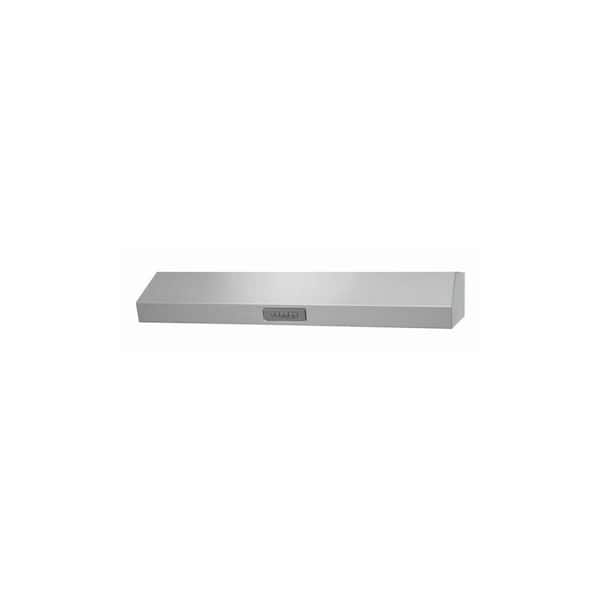 36 in. Convertible Undercabinet Rang Hood in Stainless Steel with LED Lighting and Carbon Charcoal Filter