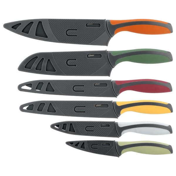 Oster Ronan 12 Piece Precision Stamped Cutlery and Sheath Set in Multi