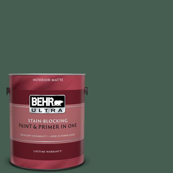 BEHR ULTRA 1 gal. #UL210-1 Congo Matte Interior Paint and Primer in One