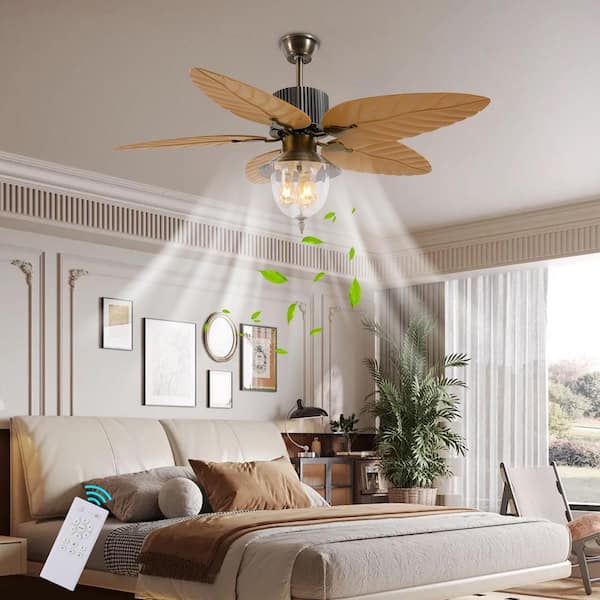 好久由craft Reviews for OUKANING 52 in. Indoor Bronze Tropical Style 5 Palm