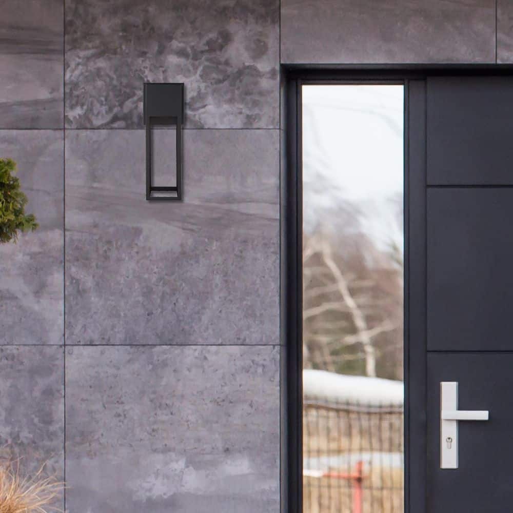 CRAFTMADE Notable Black Finish Exterior Outdoor Wall Lantern