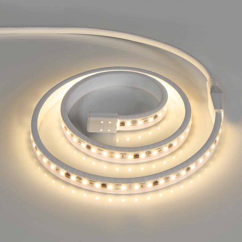 36'' White PVC Hardwired LED Under Cabinet Strip Light