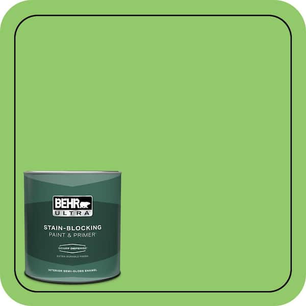 BEHR ULTRA 1 qt. #430B-5 Apple Orchard Extra Durable Semi-Gloss Enamel Interior Paint & Primer