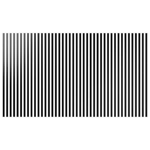 Adjustable Slat Wall 1/8 in. T x 1 ft. W x 4 ft. L Black Acrylic Decorative Wall Paneling (42-Pack)