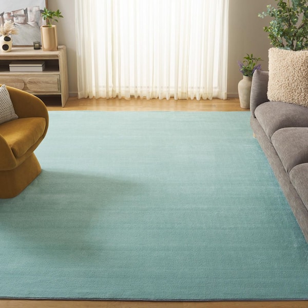 Loft 9 ft. x 12 ft. Sage Solid Color Area Rug
