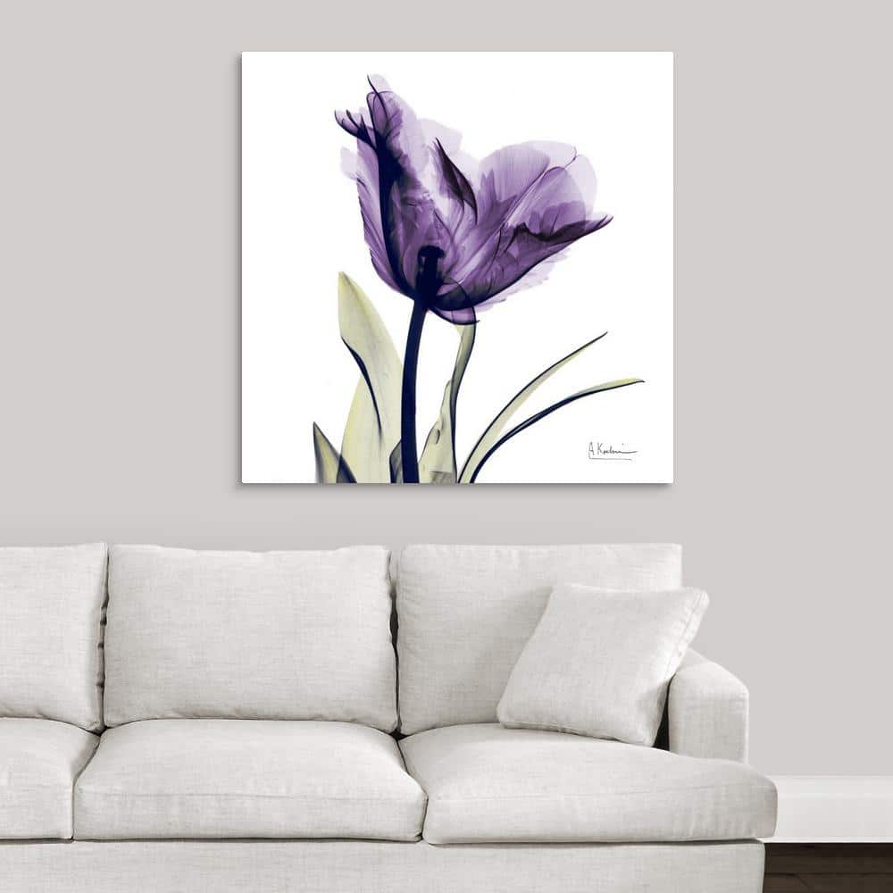 Purple Flower by Albert Koetsier Canvas Wall Art price history on PriceWatchPro