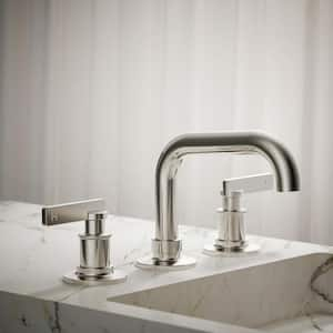 Castia By Studio McGee 8 in. Widespread Double Handle Bathroom Sink Faucet 0.5 GPM in Vibrant Polished Nickel