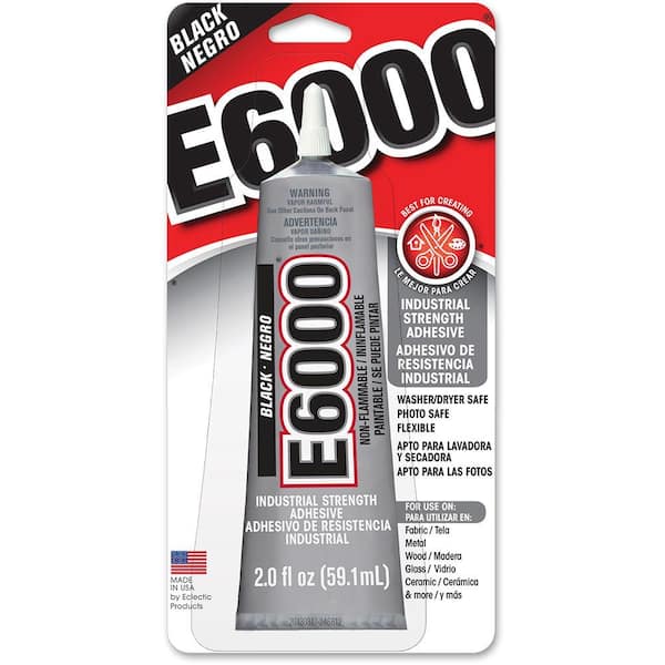 E6000 2 fl. oz. Black Adhesive (6-Pack)