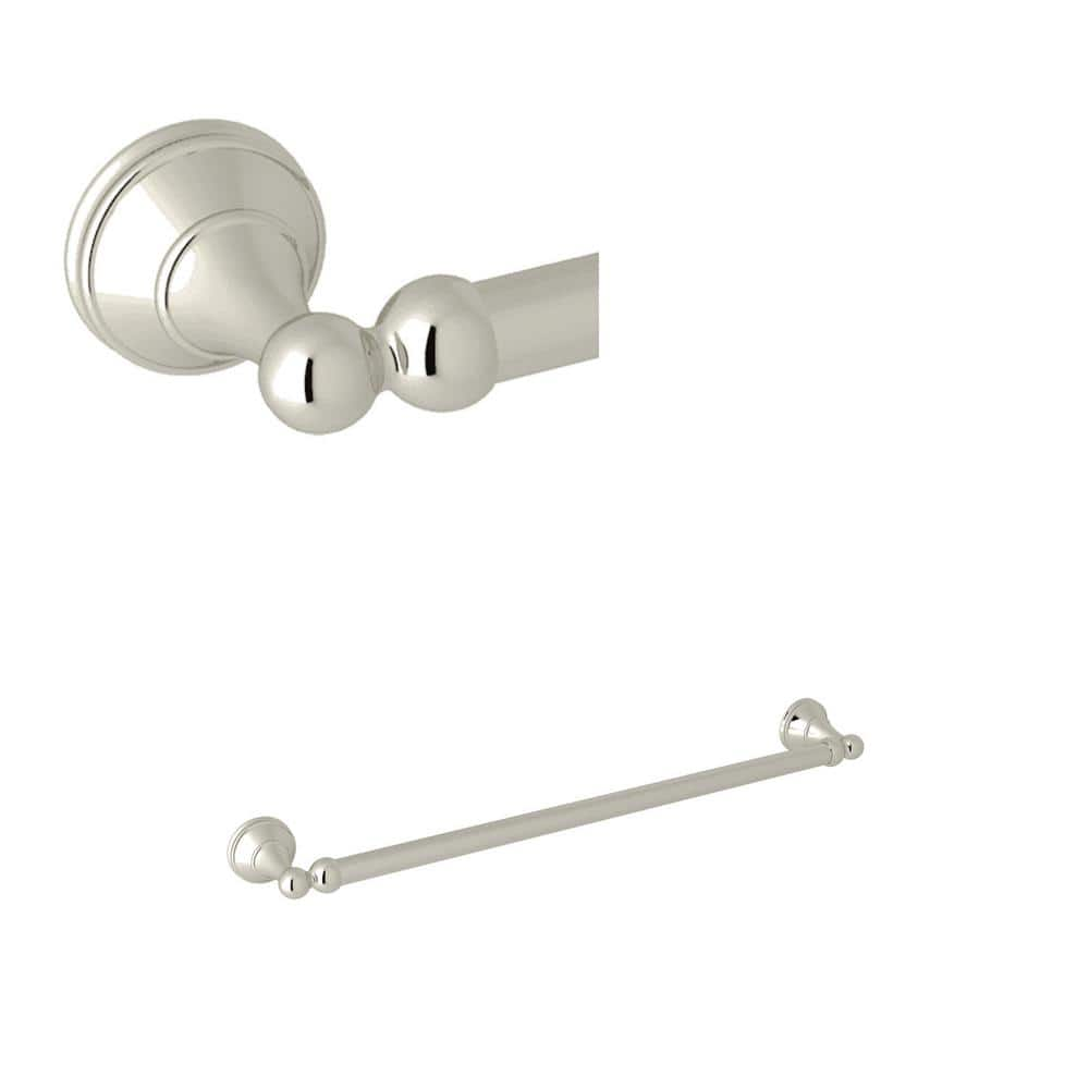 UPC 685333664039 product image for Georgian Era 18 in. Wall Mounted Towel Bar in Polished Nickel | upcitemdb.com