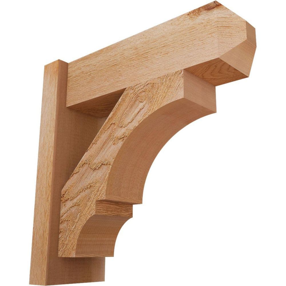 6 in. x 18 in. x 18 in. Western Red Cedar Balboa Craftsman Rough Sawn Outlooker price history on PriceWatchPro