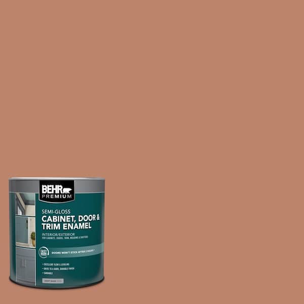 1 qt. #PFC-13 Sahara Sand Semi-Gloss Enamel Interior/Exterior Cabinet, Door & Trim Paint