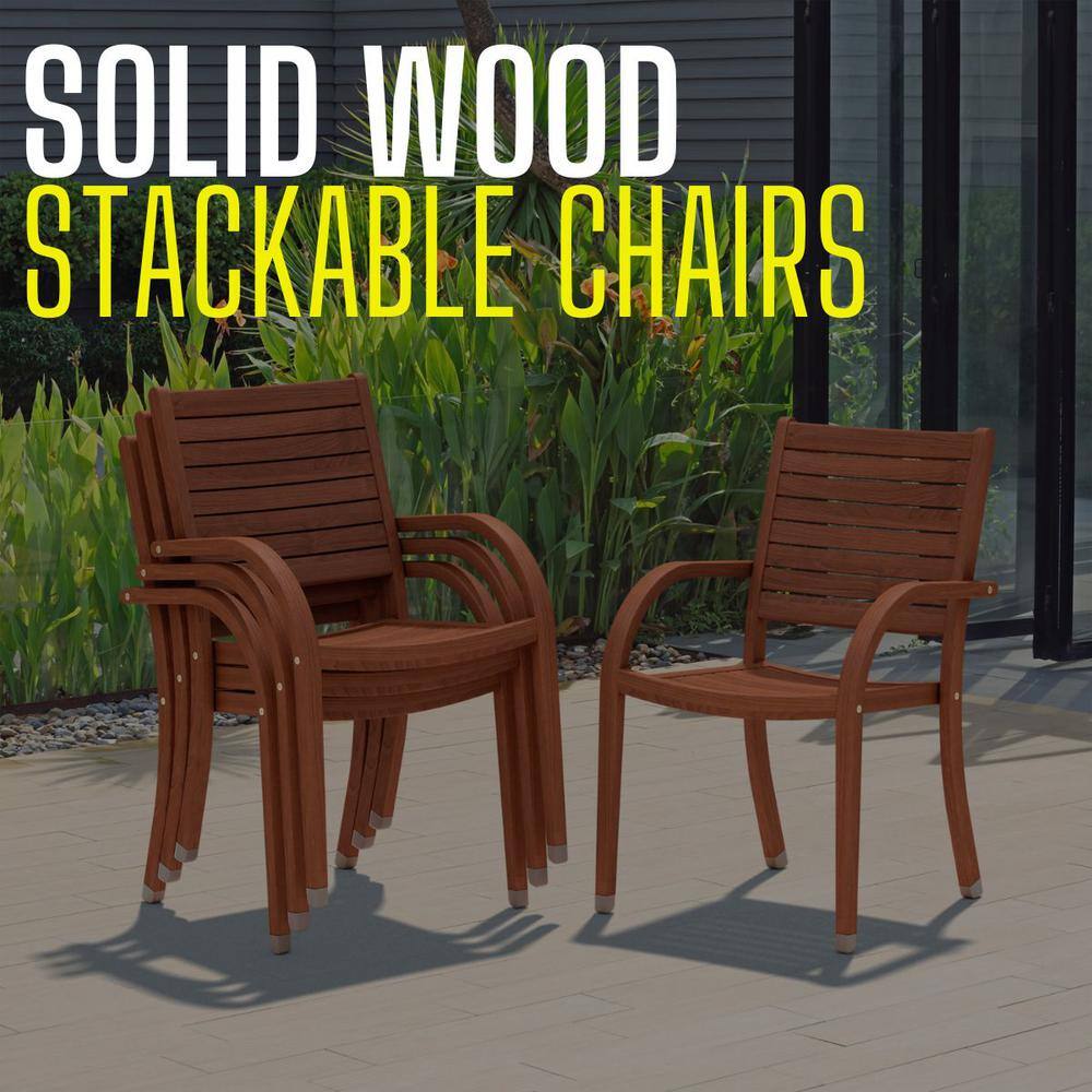 Coastal Charm 9-Piece Oval Eucalyptus Dining Set for 8