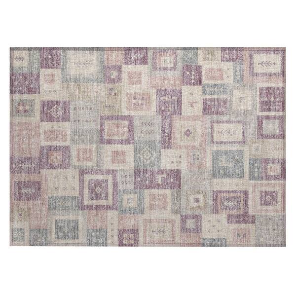 Chantille Machine Washable Indoor/Outdoor Abstract ACN3142 Blush 2 ft. x 3 ft. Accent Rug