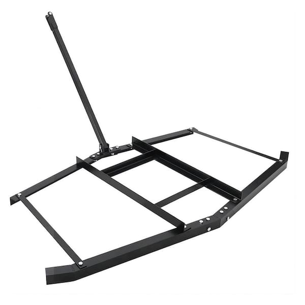 74 in. W Tow Behind Drag Harrow, Heavy Duty Lawn Leveling Rake with Pin Hitch for ATV, UTV, Tractor