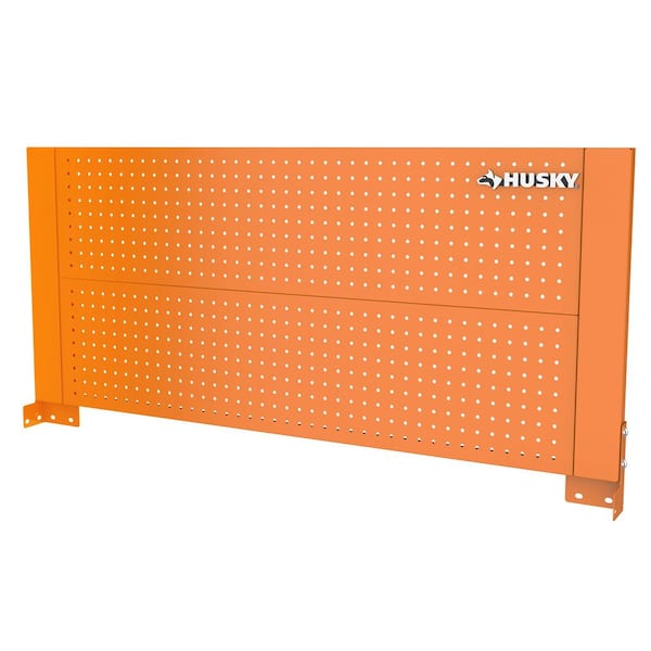 46 in. Gloss Orange Steel Pegboard Attachment
