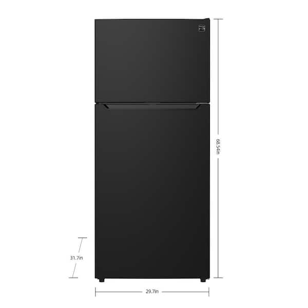 Kenmore 30 Inch Top Freezer Refrigerator With Adjustable Glass Shelves