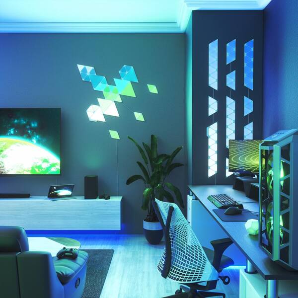 Nanoleaf Shapes - Modular Lighting Mini Triangles Smarter Kit RGBW