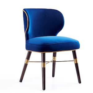 Strine Royal Blue Velvet Dining Chair