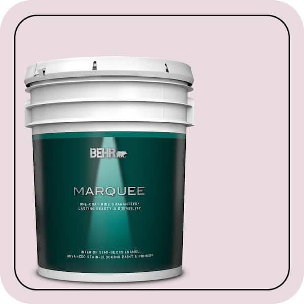 BEHR MARQUEE 5 gal. #S120-1 Wine Pairing Semi-Gloss Enamel Interior Paint & Primer