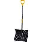 34.5 in. Steel Handle Plastic Blade Mountain Mover Snow Shovel