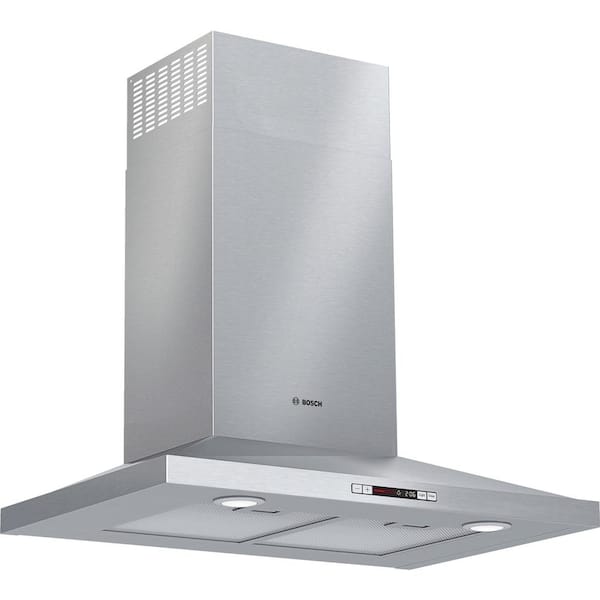Bosch 300 Series 30 in. 300 CFM Convertible Wall Mount Range Hood with light in Stainless Steel
