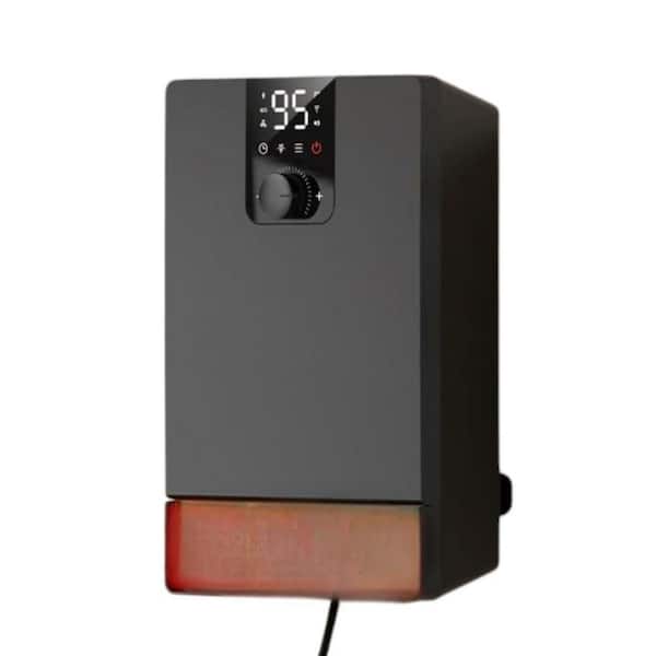 N/A. 400W Small Portable Fan and Heater Combo Desk Heaters with
