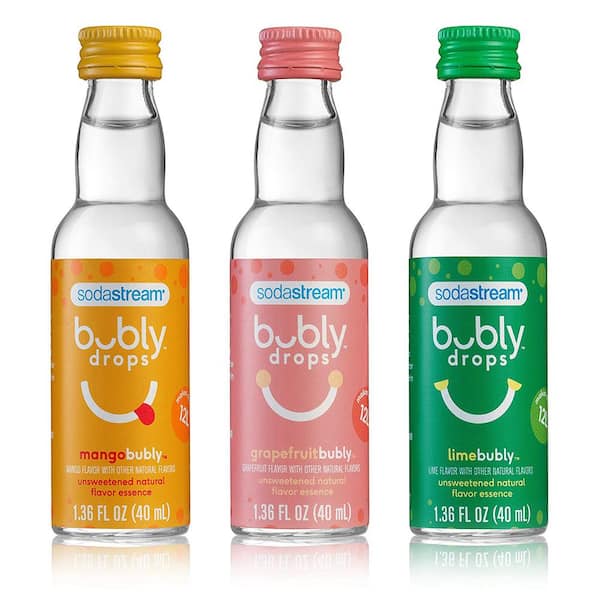 SodaStream bubly Tropical Thrill Variety Pack Flavored Beverage Drink Mix (3-Pack)