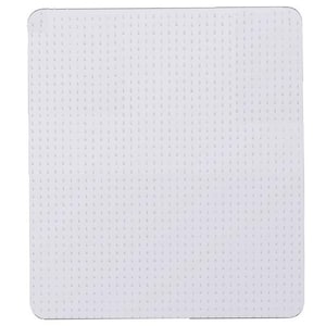 36 in. x 48 in. Clear Rectangle PVC Office Chair Mat for Low Pile Carpet