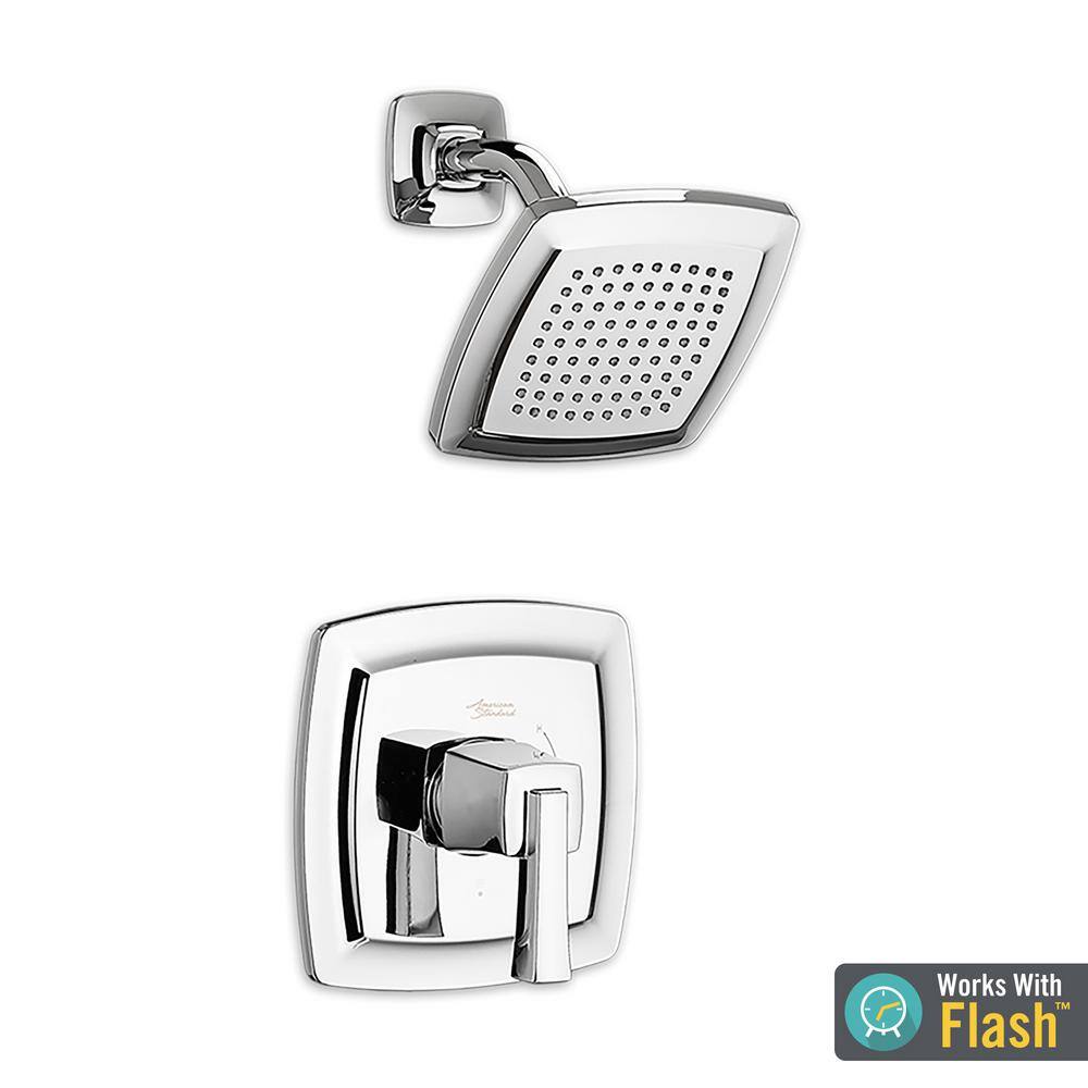 Polished Chrome Multi-Head Wall Mounted Shower Trim Kit