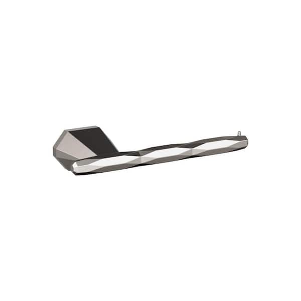 Amerock St. Vincent 7-13/16 in. (198 mm) L Single Post Toilet Paper Holder in Brushed Nickel