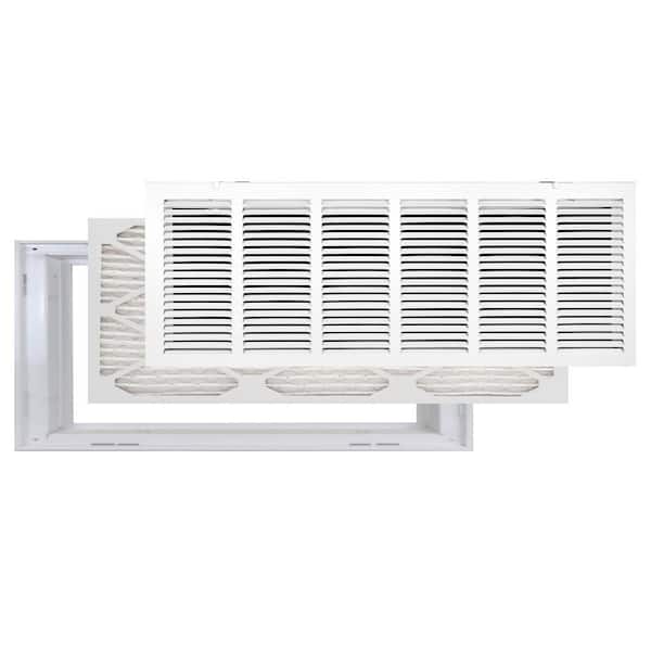 Venti Air 30 in. x 14 in. High Return Air Filter Grille with MERV 11 Filter Pre-Installed