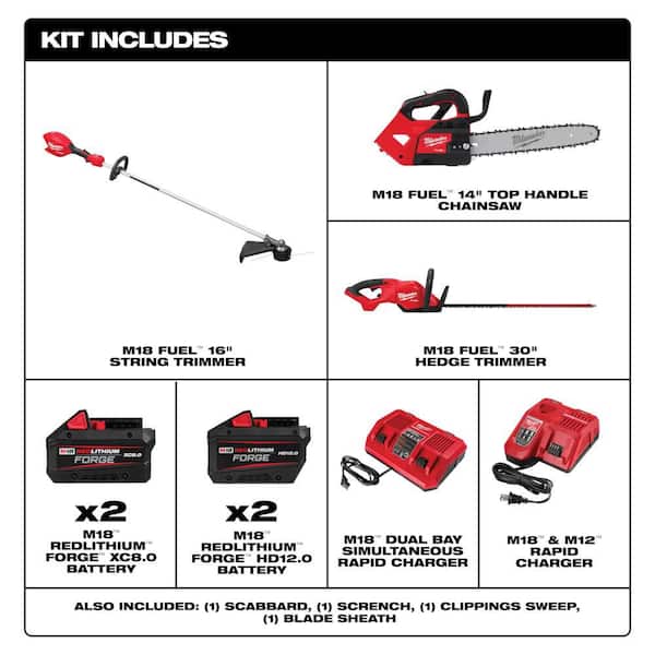 Milwaukee M18 FUEL 18V 16 in. Brushless Cordless Straight Shaft