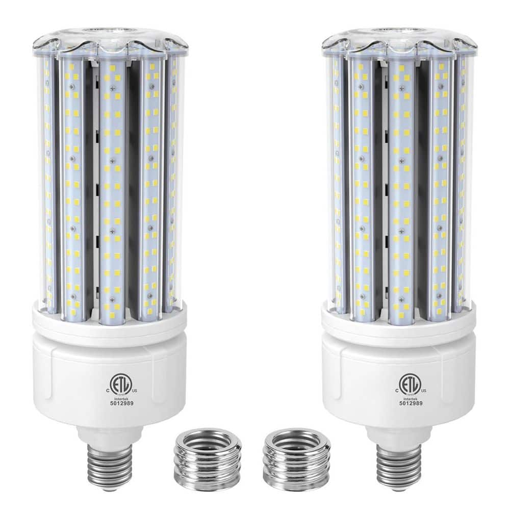 100W LED Bulb E26/E39 Base Dusk to Dawn Motion Sensor Corn Light 5000K Daylight 16000LM 1-Pack price history on PriceWatchPro