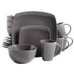 Soho Lounge 16-Piece Casual Gray Stoneware Dinnerware Set (Service for 4)